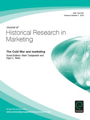 cover image of Journal of Historical Research in Marketing, Volume 8, Number 1